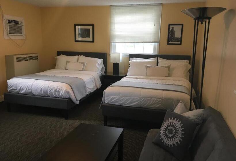 غرفه قياسيه سريرين مزدوجين, Clarence Inn Extended Stay