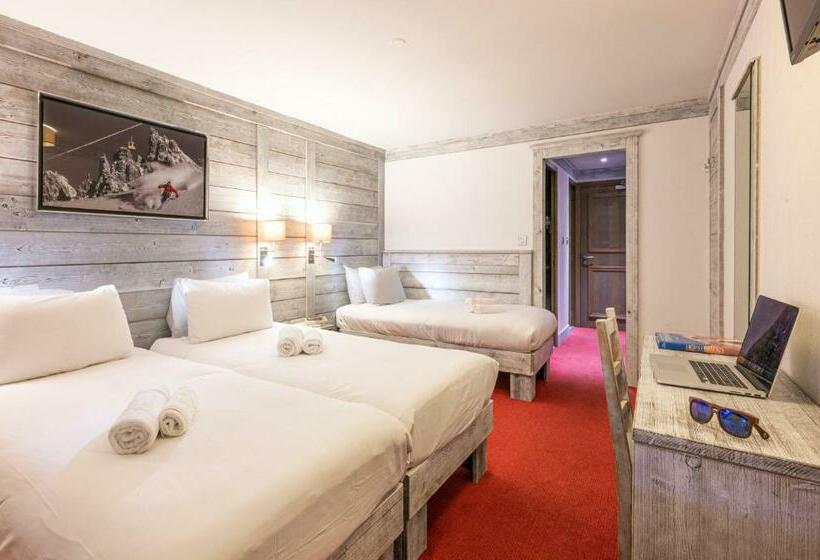 Pokój Superior Trzyosobowy, Hôtel L Aiguille Percée