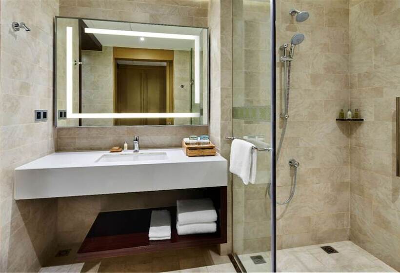 シティビューのダブルベッドスタンダードルーム, Hilton Garden Inn Foshan