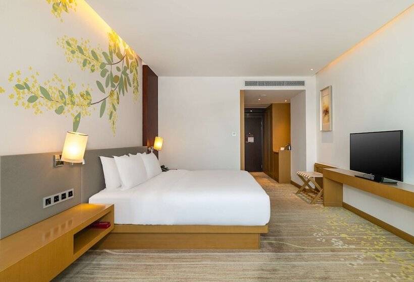 シティビューのダブルベッドスタンダードルーム, Hilton Garden Inn Foshan