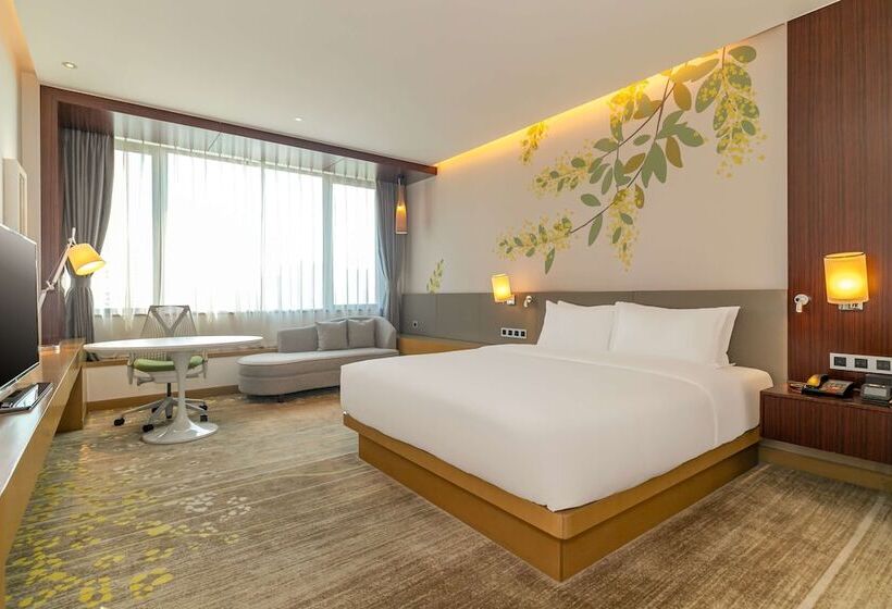 シティビューのダブルベッドスタンダードルーム, Hilton Garden Inn Foshan