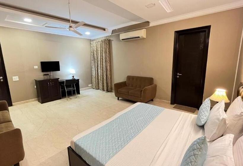 غرفة قياسية سرير كينج, Abode Residency Safdarjung Enclave Near U S Embassy Delhi