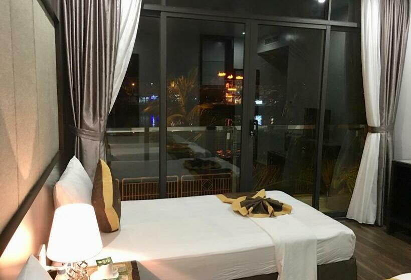 اتاق لوکس با چشم‌انداز دریا, Moc Tra Hotel Tuan Chau Hạ Long