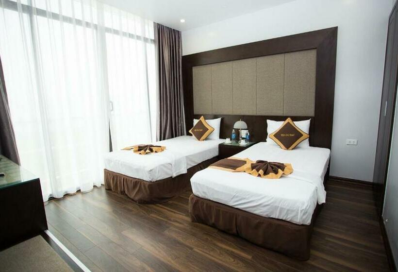 اتاق لوکس با چشم‌انداز دریا, Moc Tra Hotel Tuan Chau Hạ Long