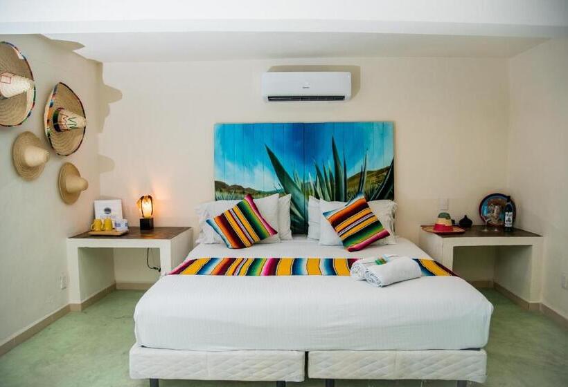 Quarto Deluxe Cama King, Hidalgo Boutique Rooms