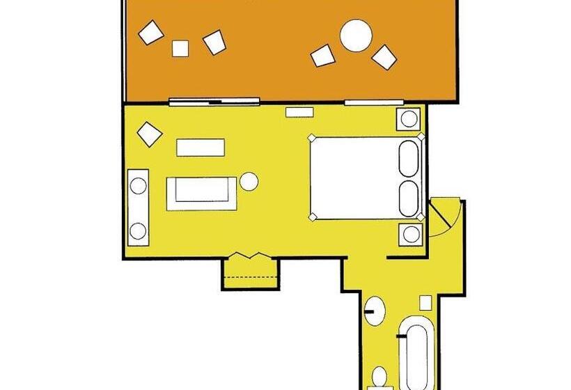 带1个卧室的豪华公寓, Fire Mountain Resort