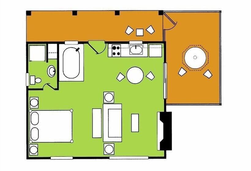 标准三人间, Fire Mountain Resort