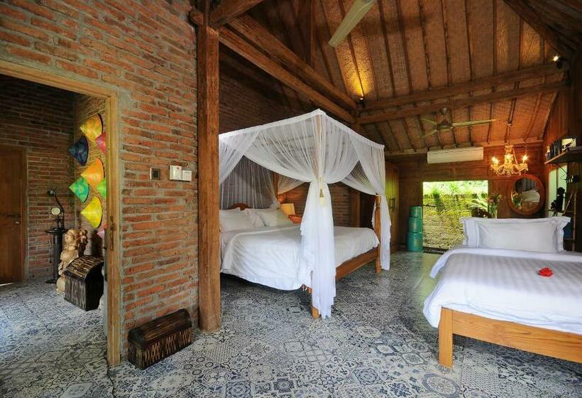 חדר דחוקס עם מיטת קינג, Bali Lush