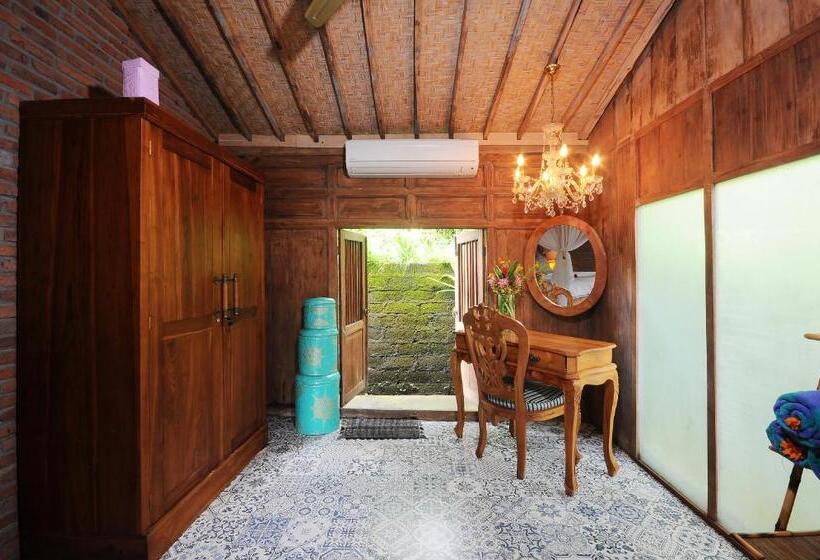 חדר דחוקס עם מיטת קינג, Bali Lush