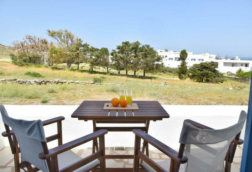 شقة غرفة واحدة مطلة على البحر, Captain Apartments Paros