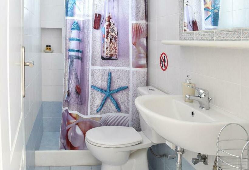 شقة غرفة واحدة مطلة على البحر, Captain Apartments Paros