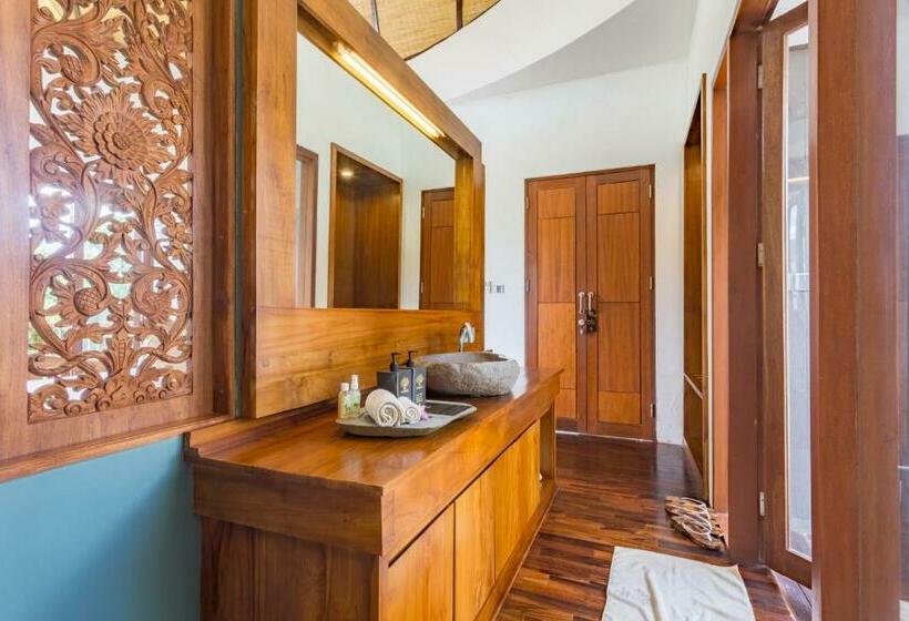וילה דלוקס חדר שינה 1, De Moksha Eco Friendly Boutique Resort