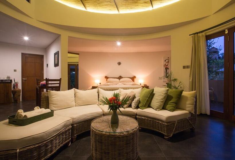 וילה דלוקס חדר שינה 1, De Moksha Eco Friendly Boutique Resort