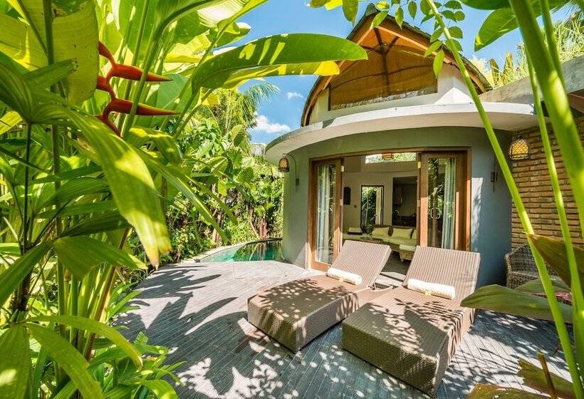 וילה דלוקס חדר שינה 1, De Moksha Eco Friendly Boutique Resort