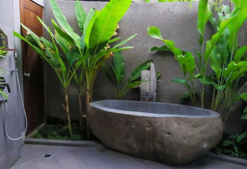 וילה דלוקס חדר שינה 1, De Moksha Eco Friendly Boutique Resort