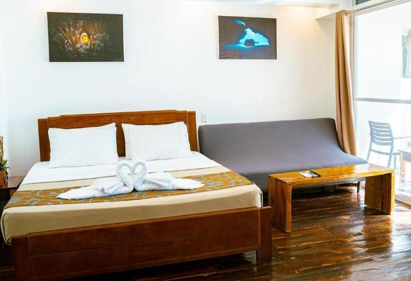 Quarto deluxe vista mar, Divegurus Boracay Beach Resort