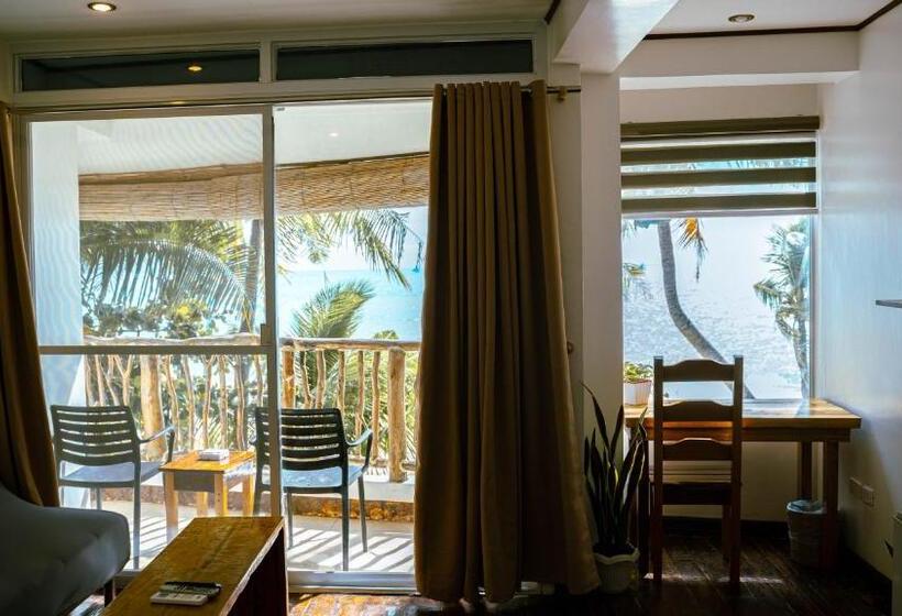 Quarto deluxe vista mar, Divegurus Boracay Beach Resort