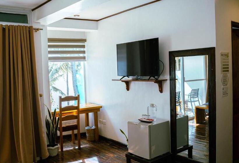 Quarto deluxe vista mar, Divegurus Boracay Beach Resort