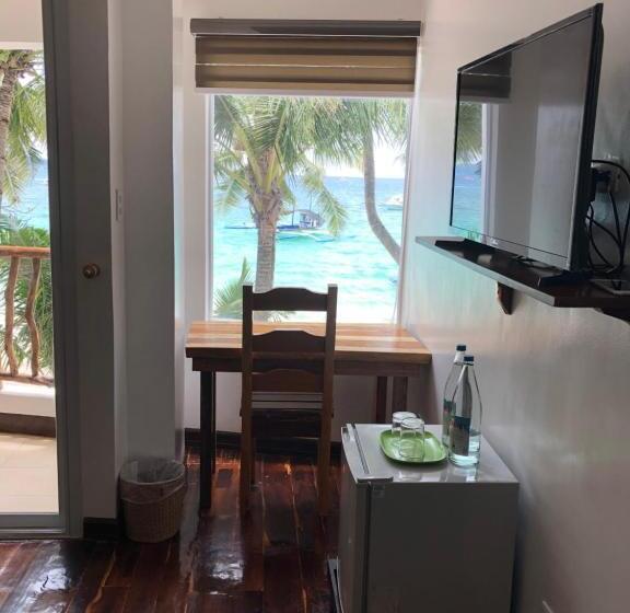 Quarto deluxe vista mar, Divegurus Boracay Beach Resort