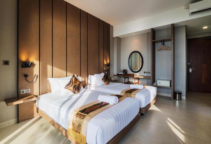 豪华海景房, Padmasari Resort Lovina