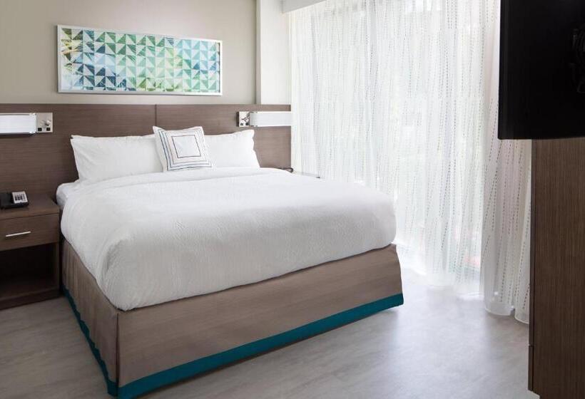 带大床的套房, Residence Inn By Marriott Miami Beach South Beach