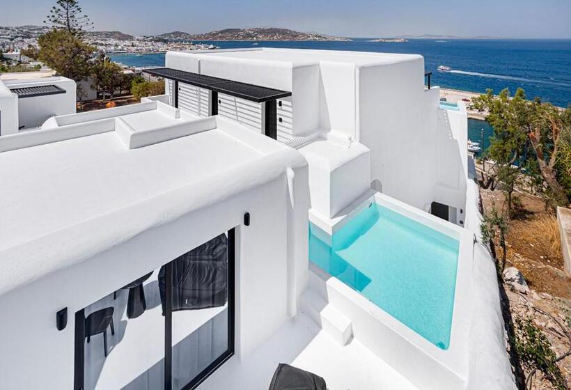 Полулюкс с Бассейном, Tagoo Black Mykonos