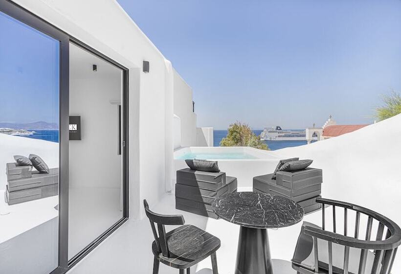 Полулюкс с Бассейном, Tagoo Black Mykonos