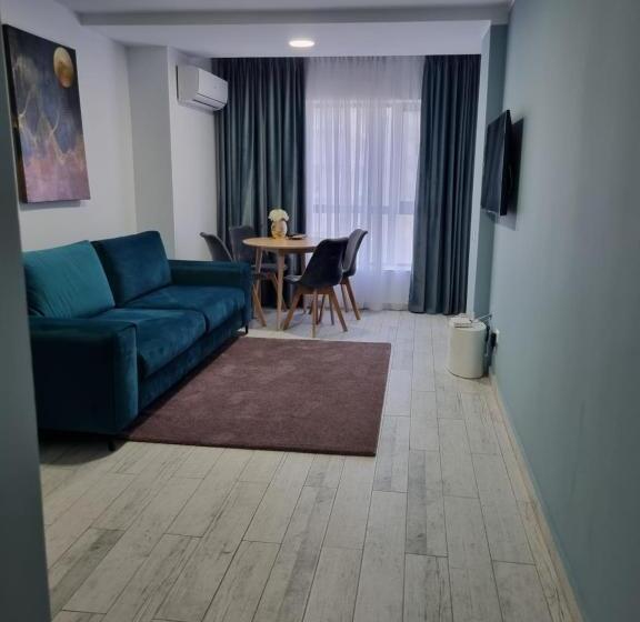 海の見える１ベッドルームアパートメント, Olimp Sea View Apartments Etajul 13