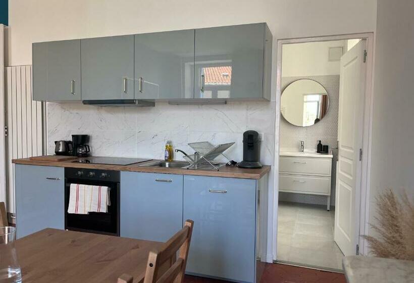 شقة غرفة نوم واحدة مزودة بشُرفة, Abri Du Vent, Chambres Et Appartements