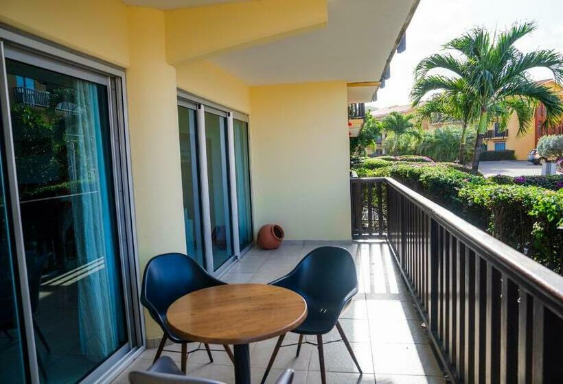 آپارتمان 1 خوابه با چشمانداز باغ, Merakii Seaview Escape Curacao