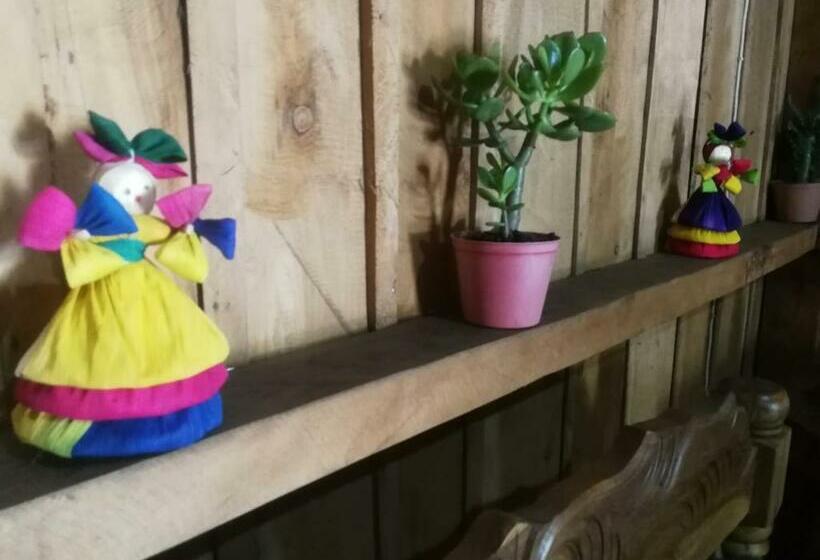 غرفة قياسية مزوَّدة بتراس, La Cabaña Del Mazatl Hostel B&b