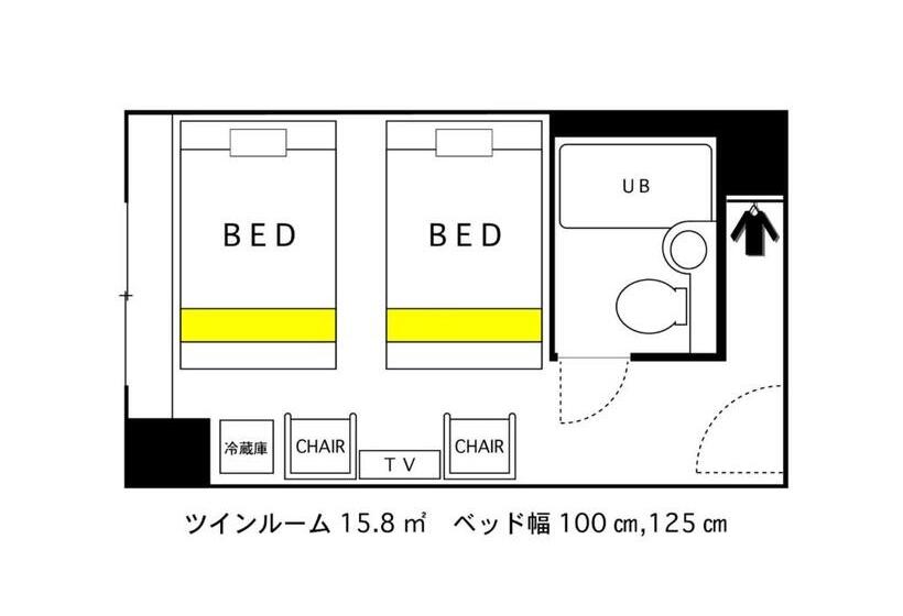 חדר סטודיו סטנדרד, Areaone Okayama Vacation Stay 32495v