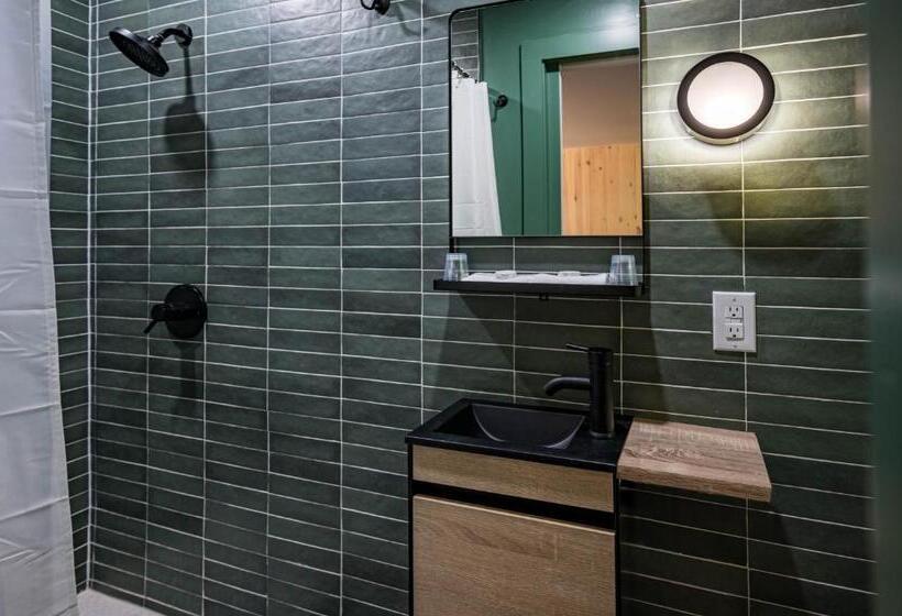 חדר דחוקס עם מיטת קינג, Park Motel And Cabins