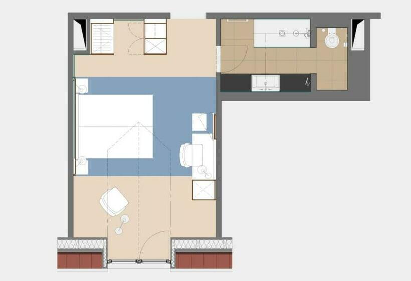 חדר סופריור, Hafenhotel Meereszeiten