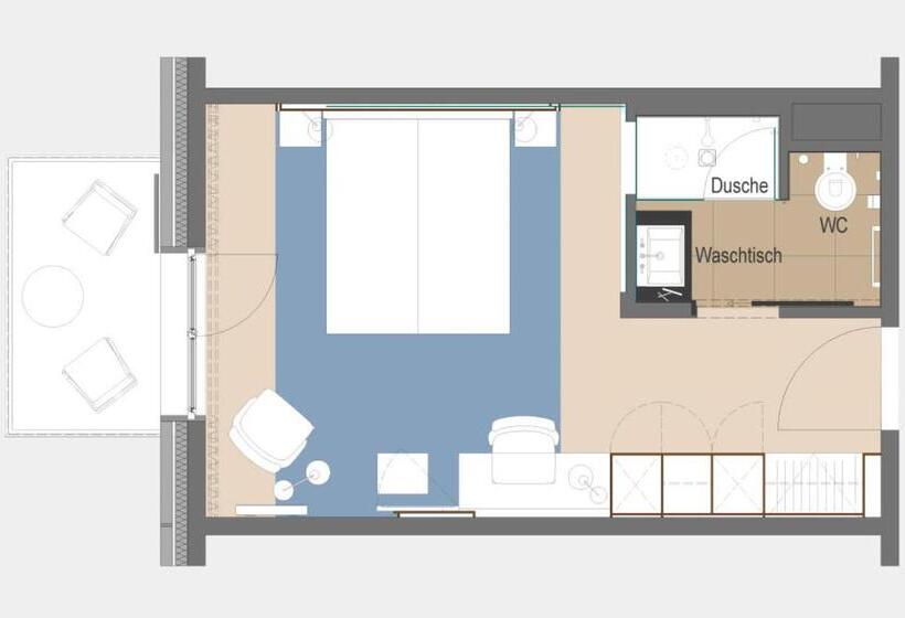 חדר קומפורט, Hafenhotel Meereszeiten