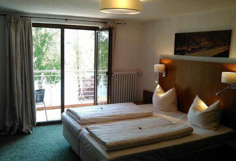 غرفة قياسية مطلّة علي النهر, Garni Hotel Moselschild