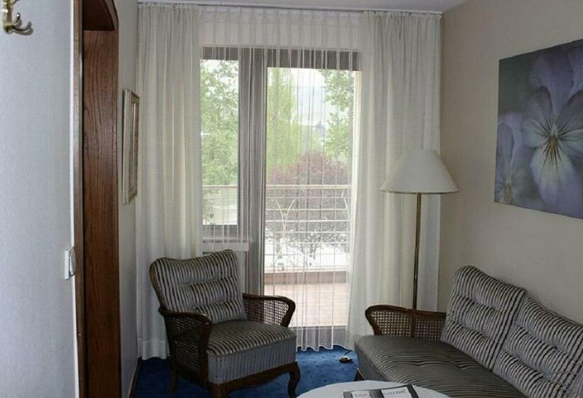 غرفة قياسية مطلّة علي النهر, Garni Hotel Moselschild