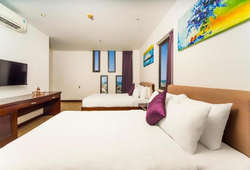 اتاق لوکس خانوادگی, Golden Sun Apartment By New Sky Travel