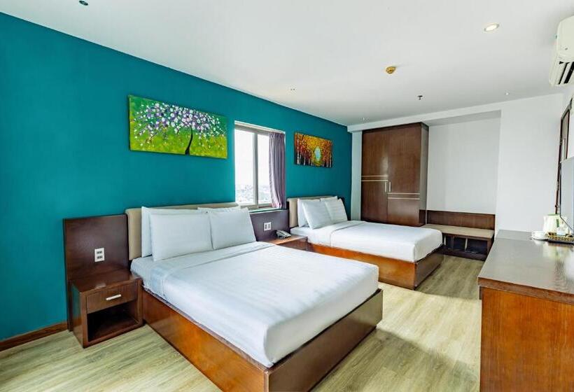 اتاق لوکس خانوادگی, Golden Sun Apartment By New Sky Travel