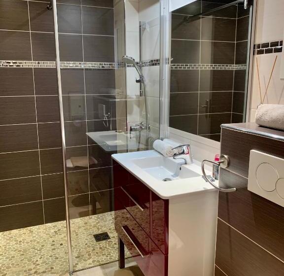 غرفة قياسية مطلّة علي البحر, Hôtel Beau Soleil