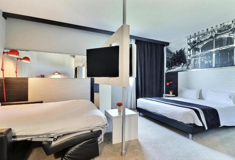 디럭스 스위트, Hôtel Des Lumières Lyon Meyzieu Arena Stadium