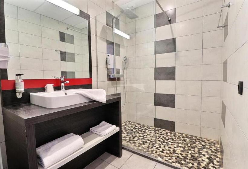 스탠다드 룸 킹사이즈 침대, Hôtel Des Lumières Lyon Meyzieu Arena Stadium