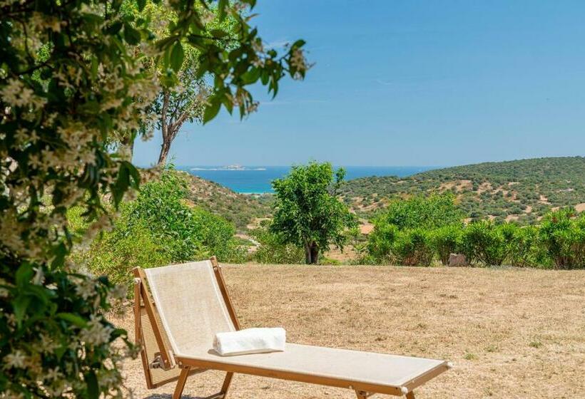 חדר משפחתי נוף לגינה, Borgo Alba Barona Turismo Rurale