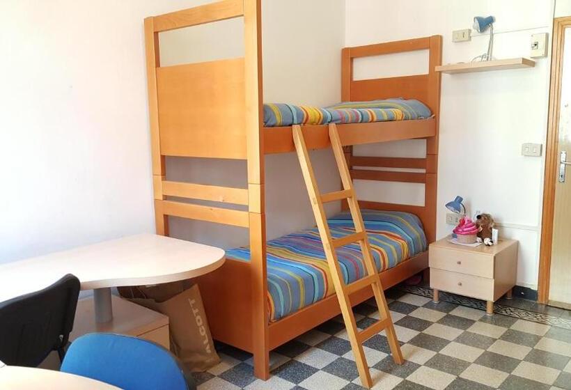 اتاق استاندارد با تختخواب دوطبقه و حمام مشترک, Ostello Domus Civica