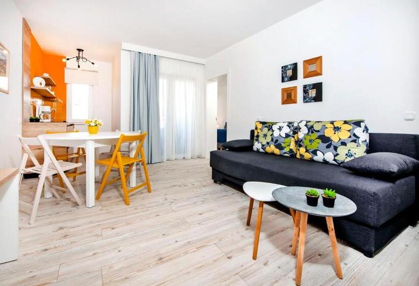 Апартаменты 1 Спальня с Балконом, Villa Marea