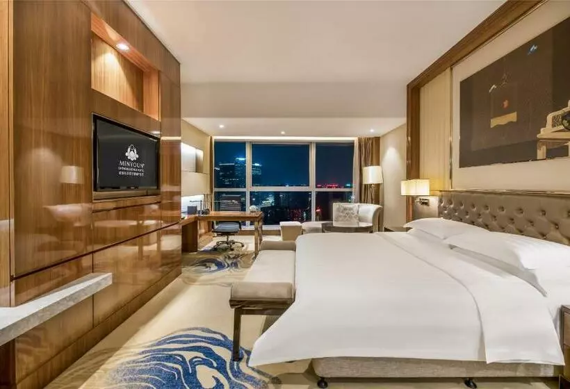 اتاق لوکس با تخت بزرگ, Minyoun Chengdu Kehua Hotel – Member Of Preferred Hotels & Resorts