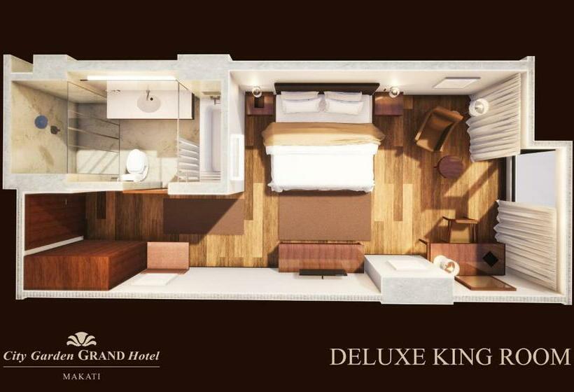 اتاق لوکس با تخت بزرگ, City Garden Grand