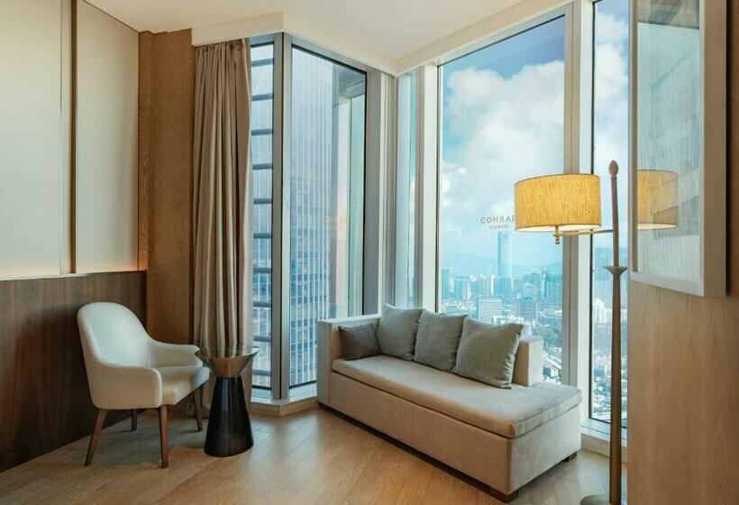 디럭스 룸 바다 전망, Conrad Xiamen