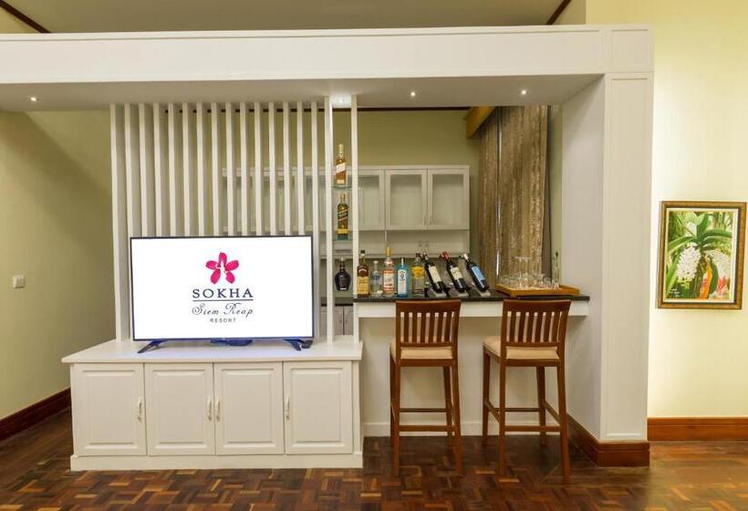 带花园景观和一个卧室的别墅, Sokha Siem Reap Resort & Convention Center