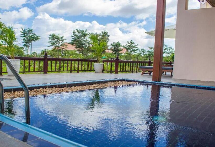带花园景观和一个卧室的别墅, Sokha Siem Reap Resort & Convention Center